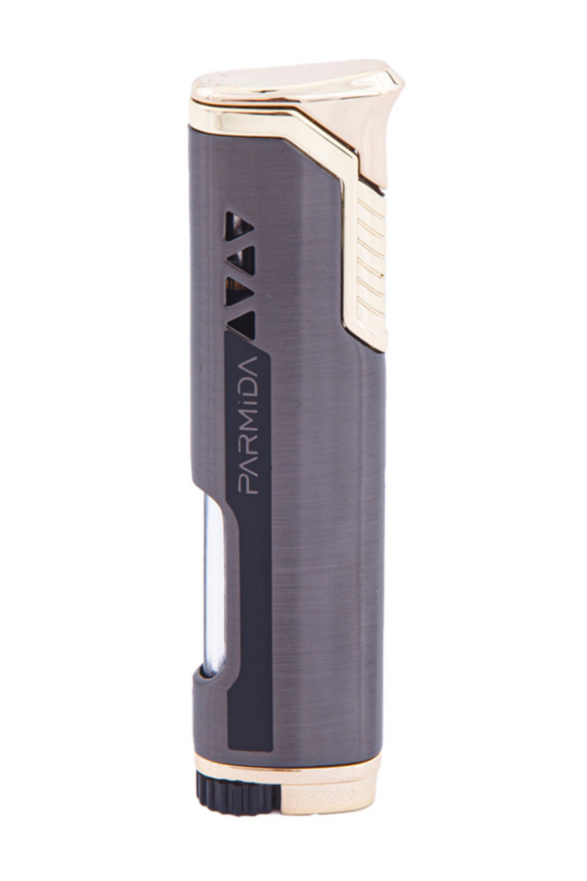 TR5979,Parmida Tek Torch Gunmetal Puro Çakmağı