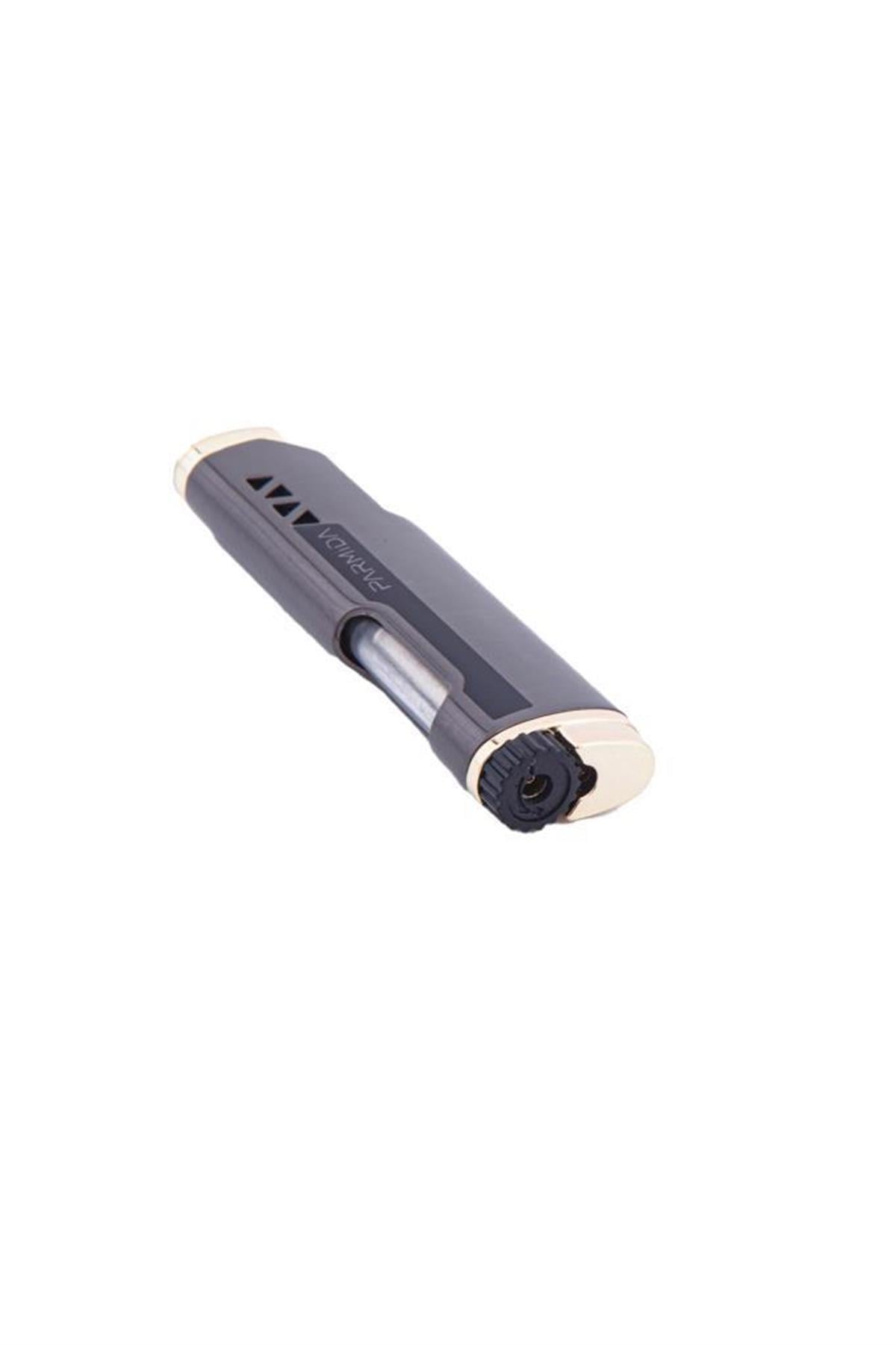 TR5979,Parmida Tek Torch Gunmetal Puro Çakmağı