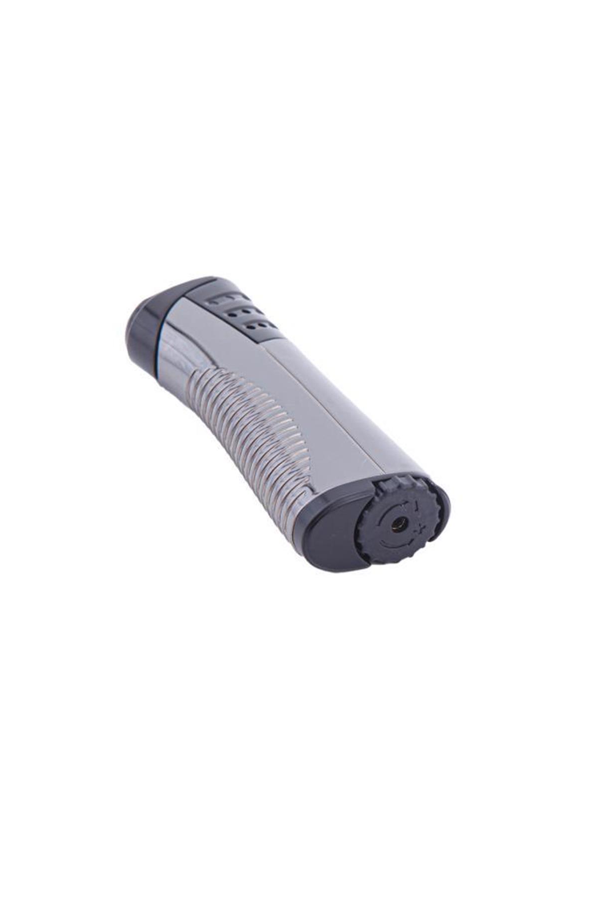 TR5969,Parmida Tek Torch Gunmetal Puro Çakmağı