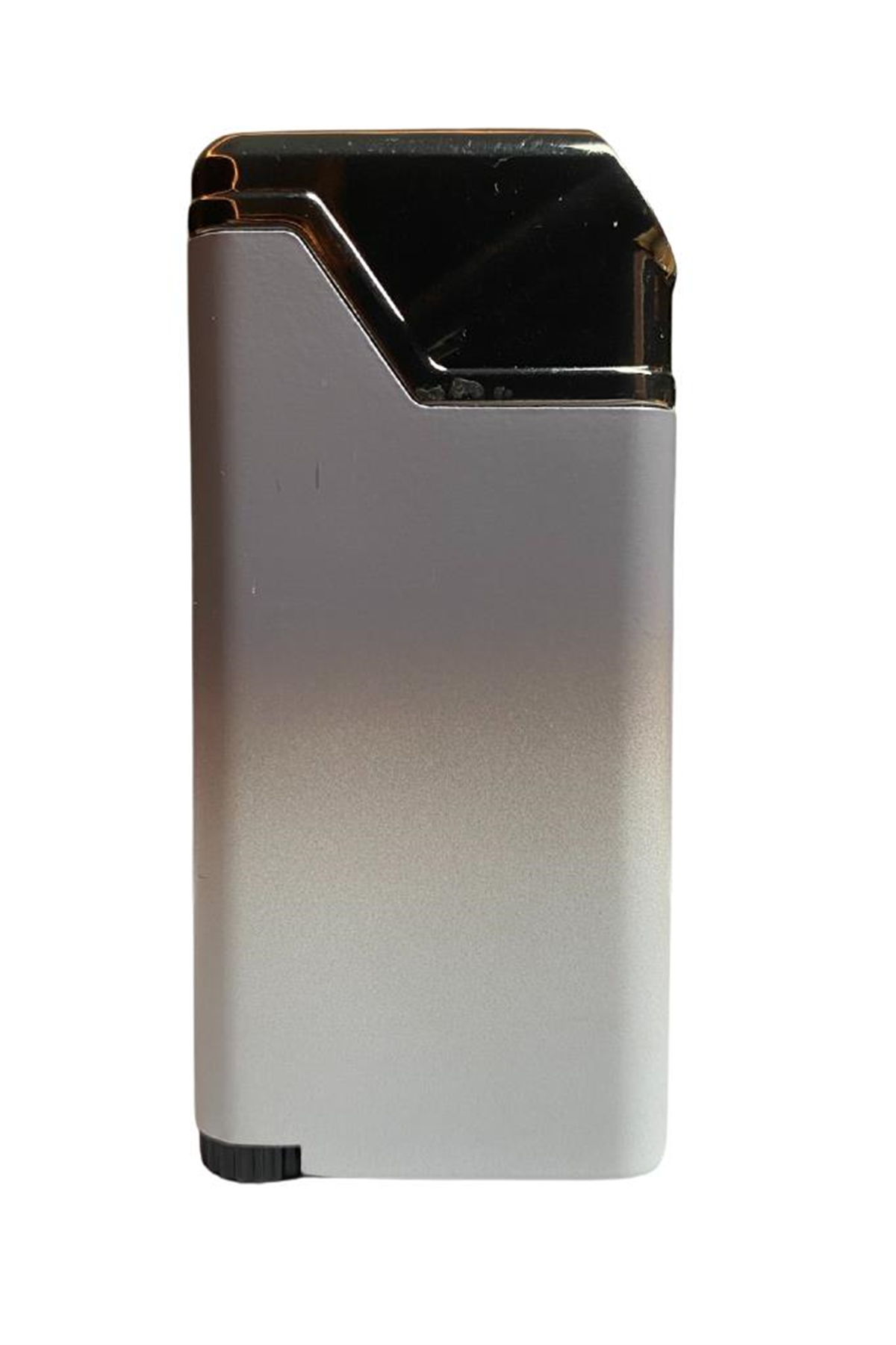 TR6128,Parmida Tek Torch Pürmüz Siyah-Beyaz Puro Çakmağı
