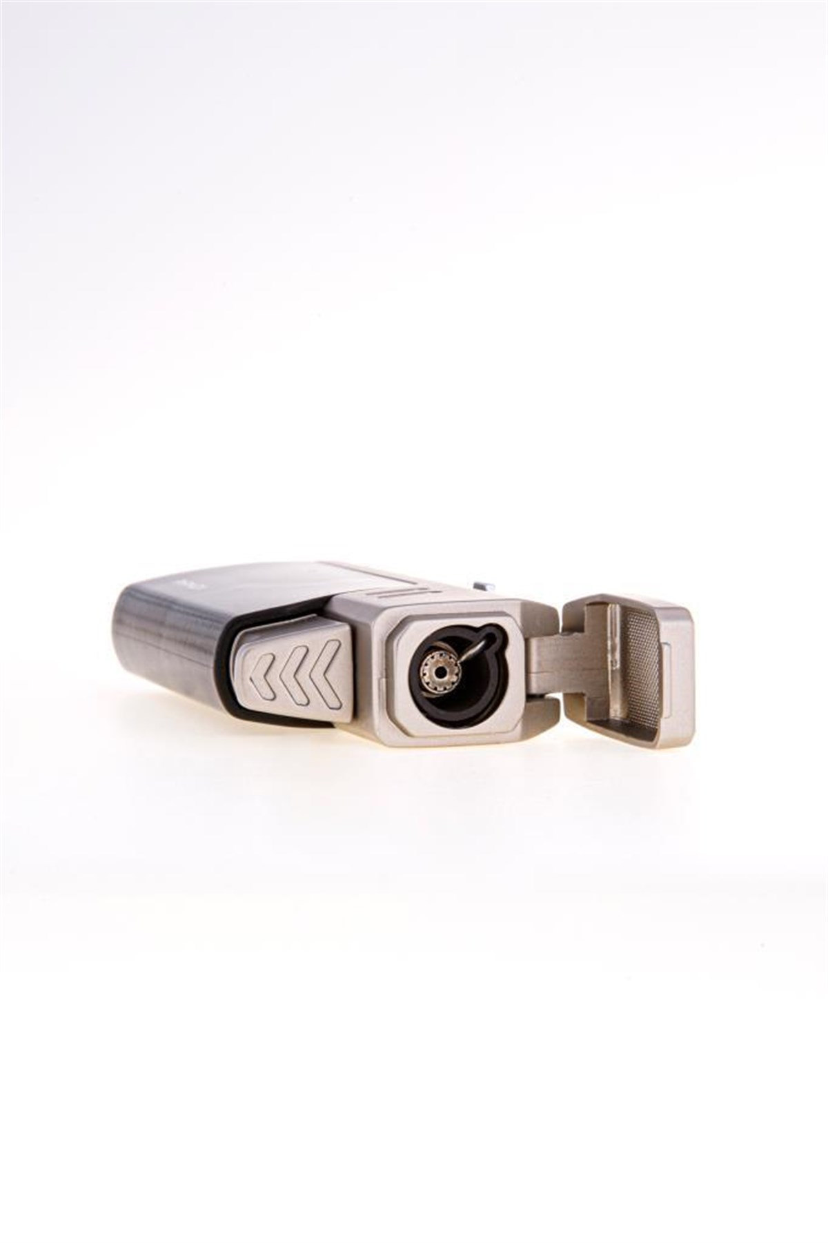 TR3475,Parmida Tek Torch Siyah Puro Çakmağı