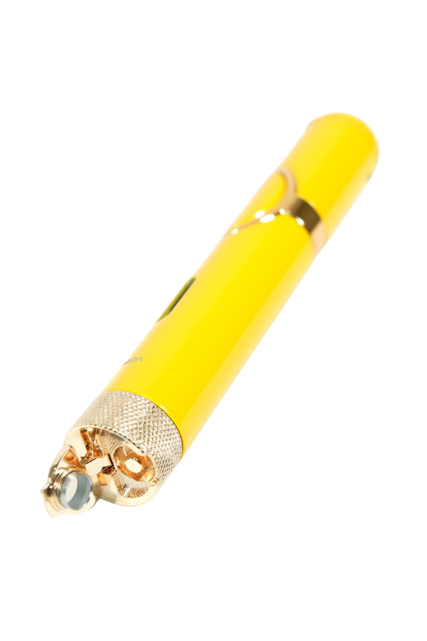 TR9520,Parmida Tek Torch Pürmüz Delicili Sarı Metal Puro Çakmağı