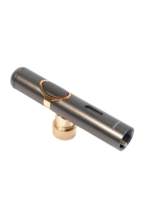 TR9521,Parmida Tek Torch Pürmüz Delicili Gunmetal Metal Puro Çakmağı