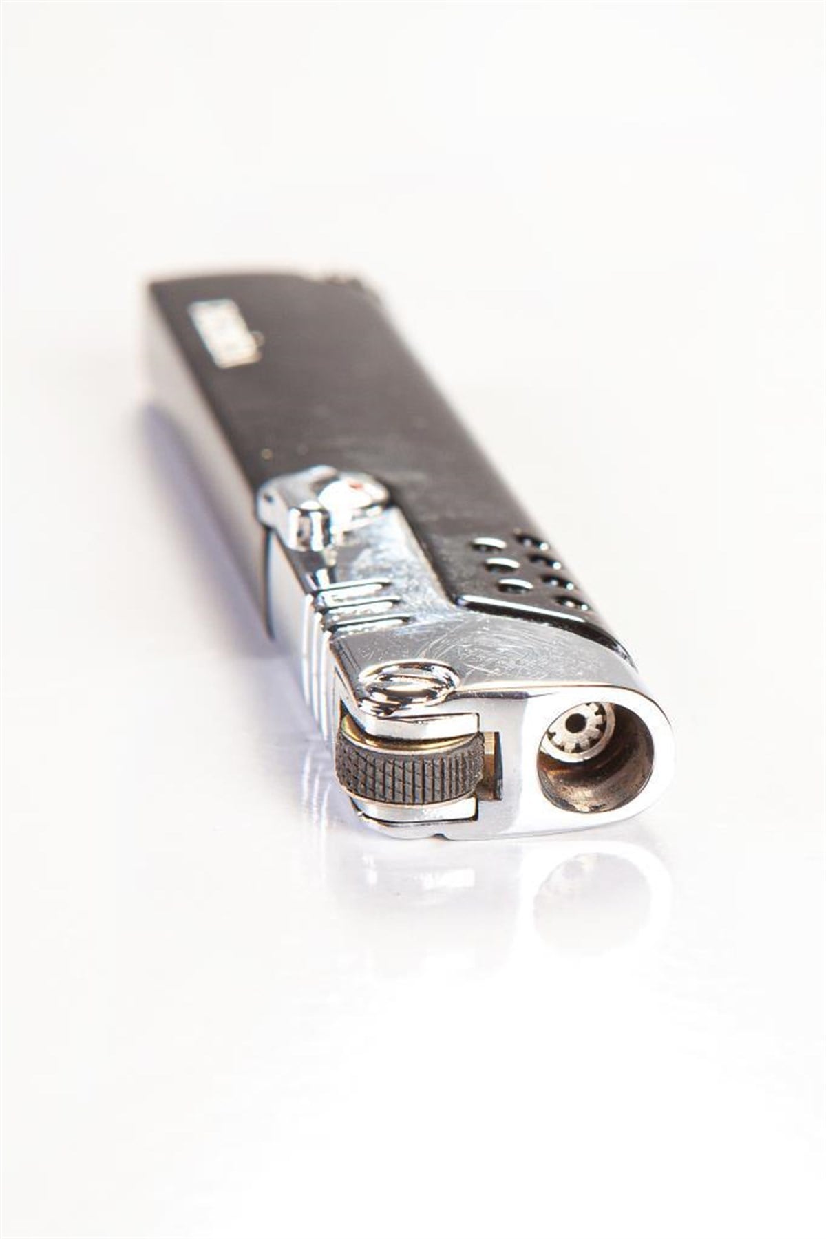 TR2386,Parmida Tek Torch Siyah Puro Çakmağı