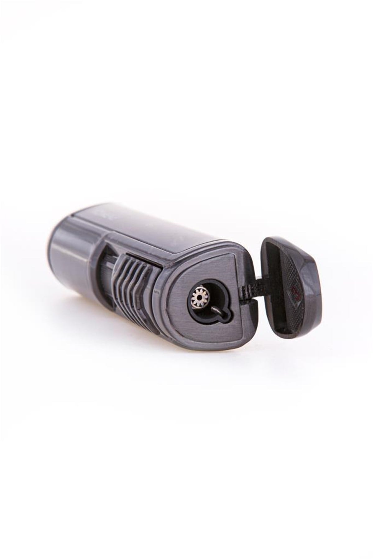TR3515,Parmida Tek Torch Gunmetal Puro Çakmağı