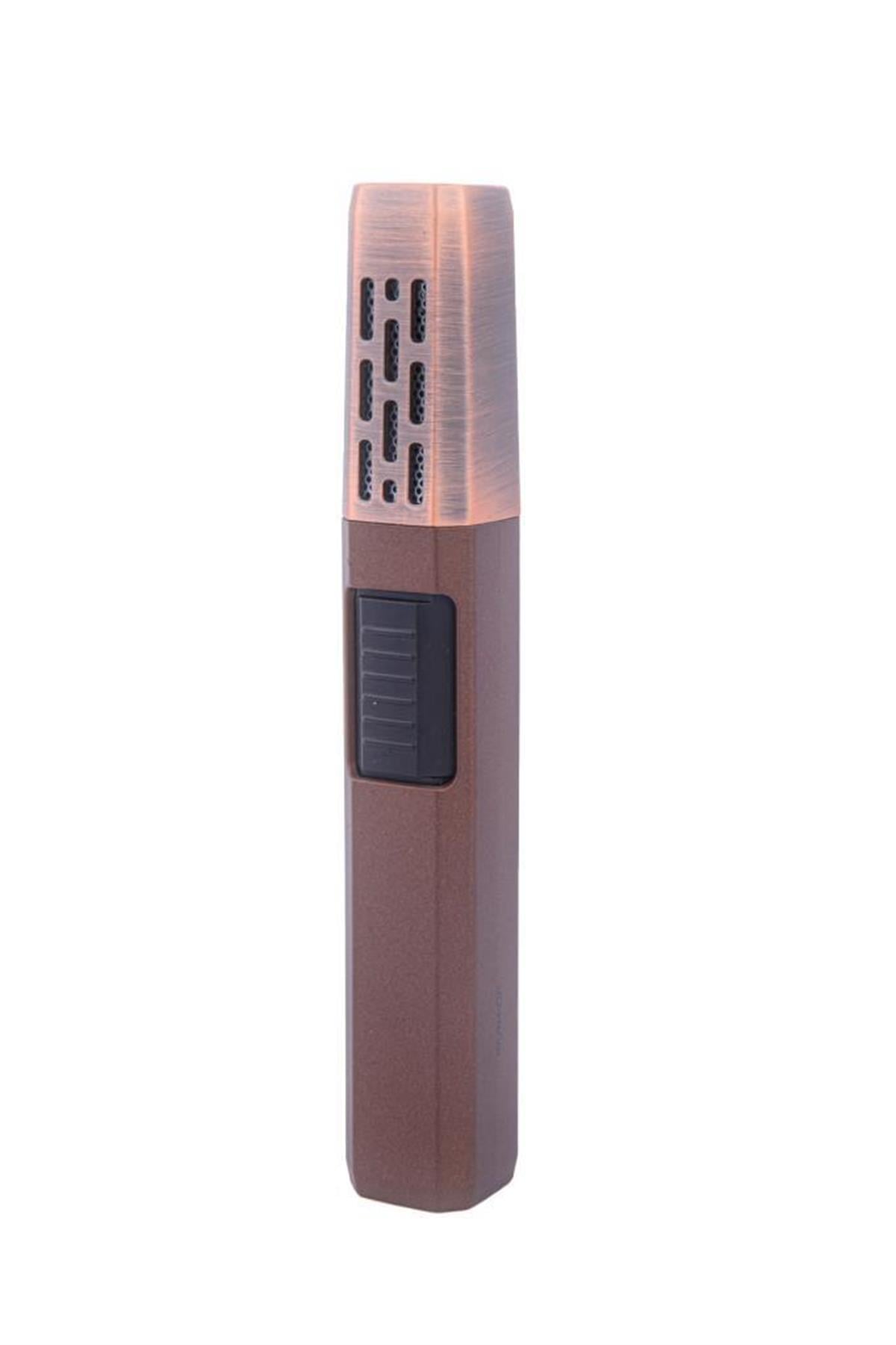 TR6004,Parmida Tek Torch Bronz Masa Tipi Puro Çakmağı