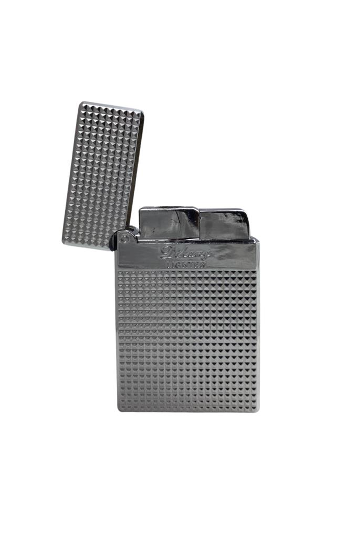 TR6120,Parmida Tek Torch Pürmüz Gümüş Puro Çakmağı