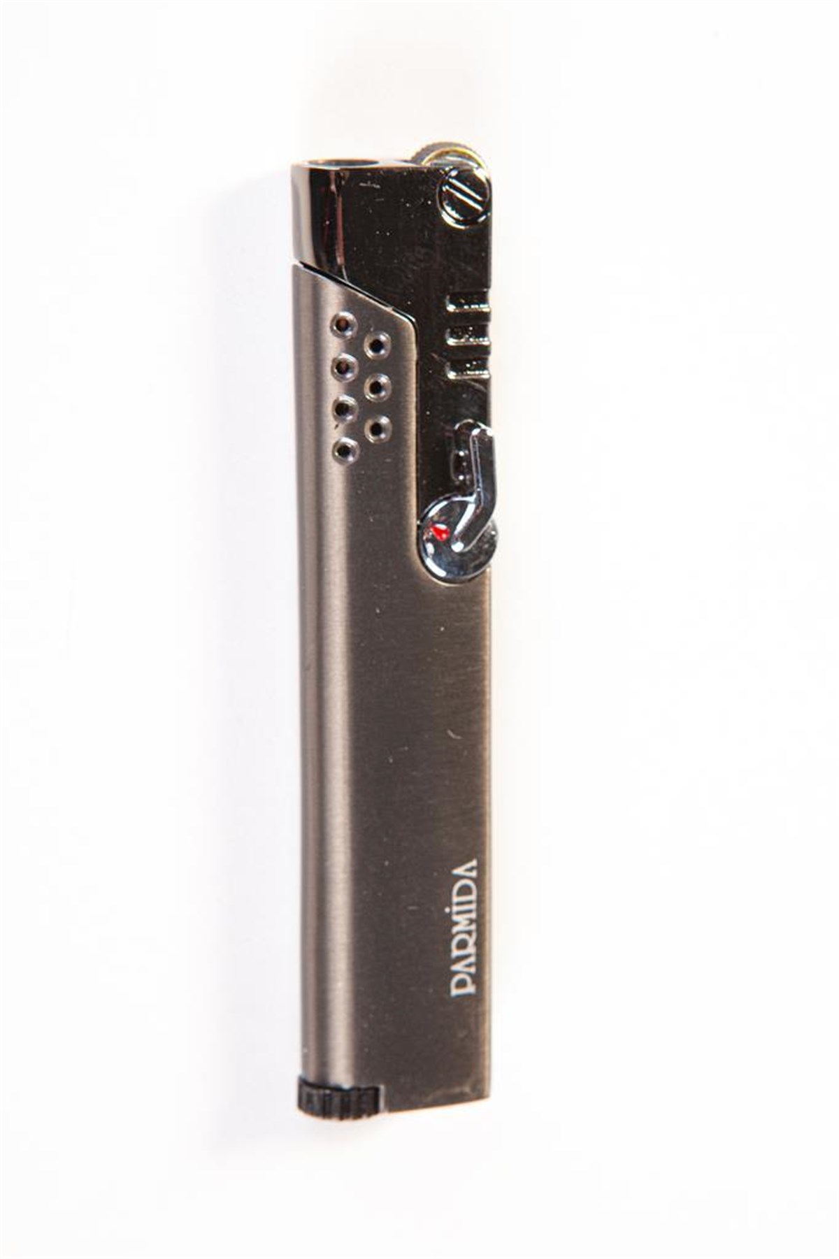 TR2385,Parmida Tek Torch Gunmetal Puro Çakmağı