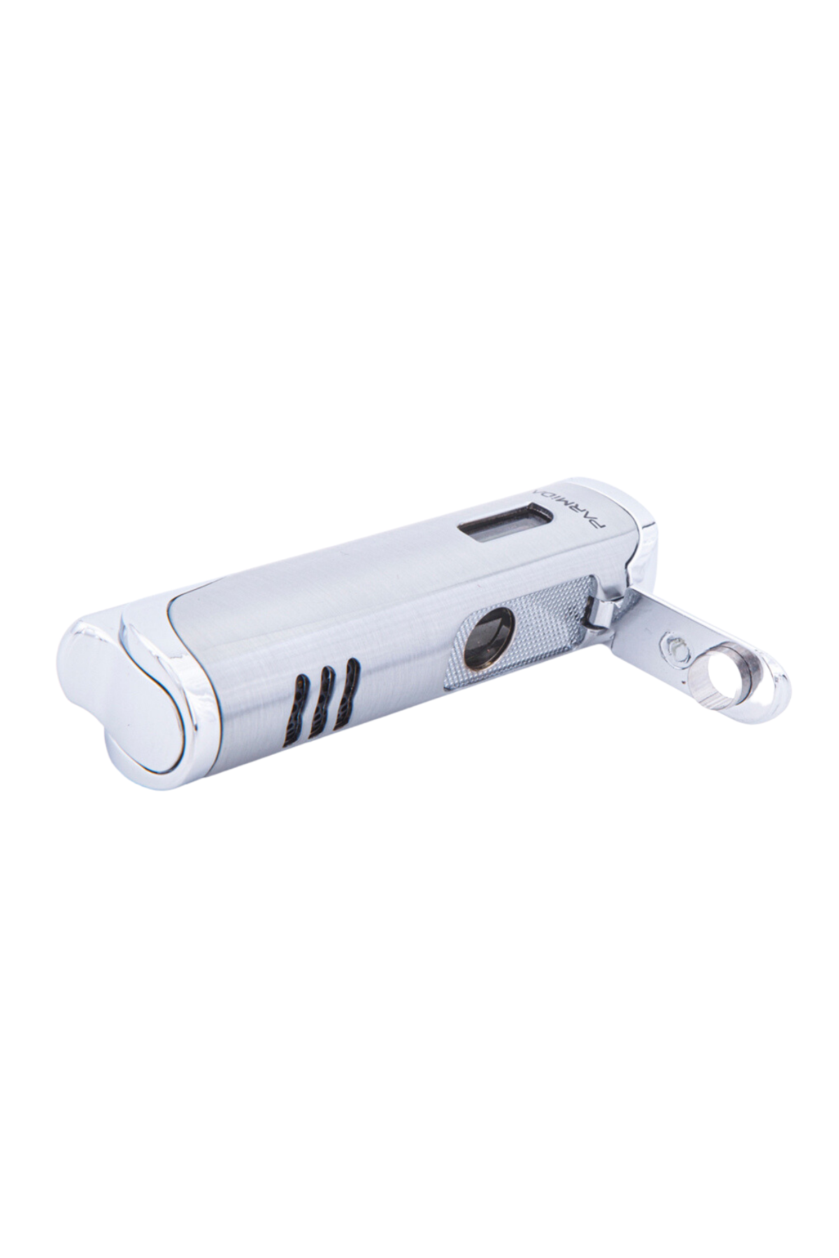 TR5876,Parmida Tek Torch Gümüş Puro Çakmağı
