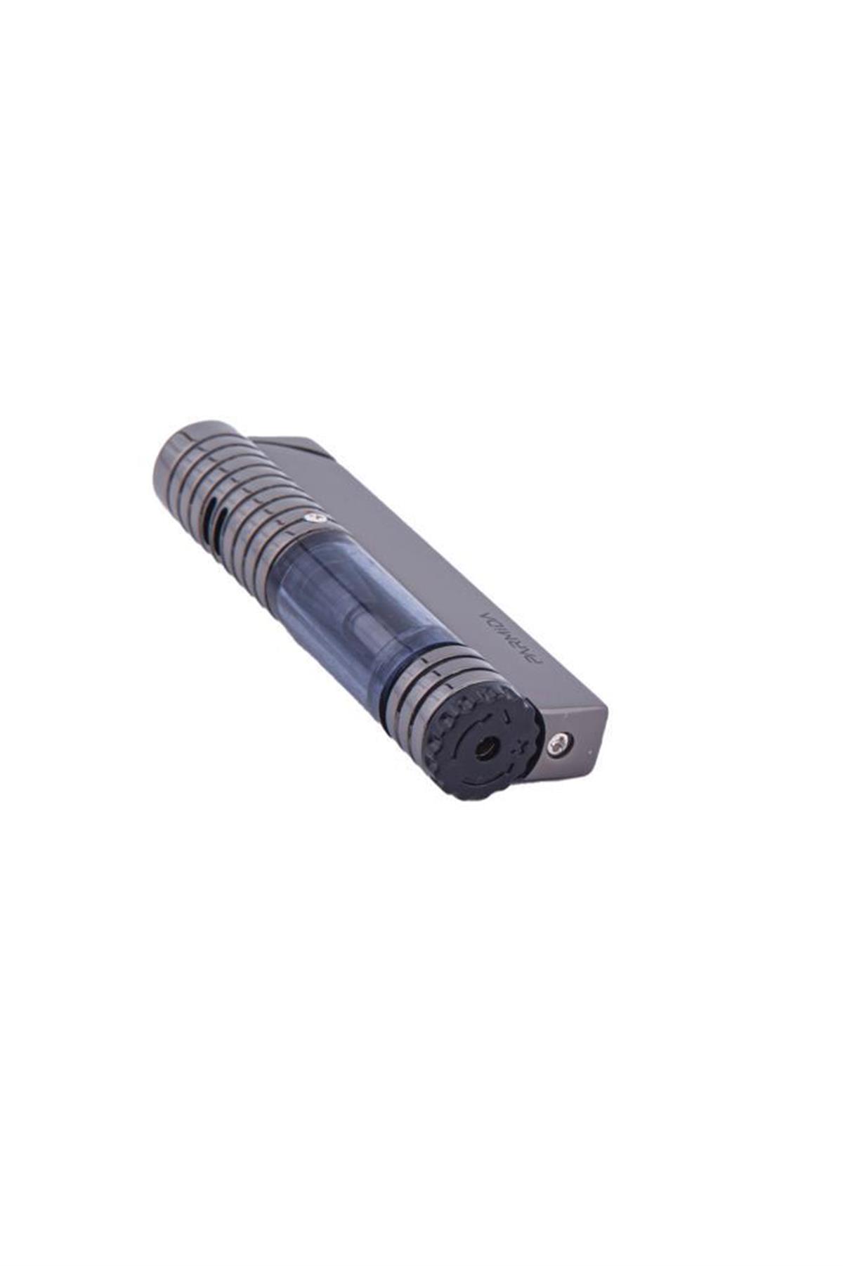 TR5997,Parmida Tek Torch Gunmetal Puro Çakmağı