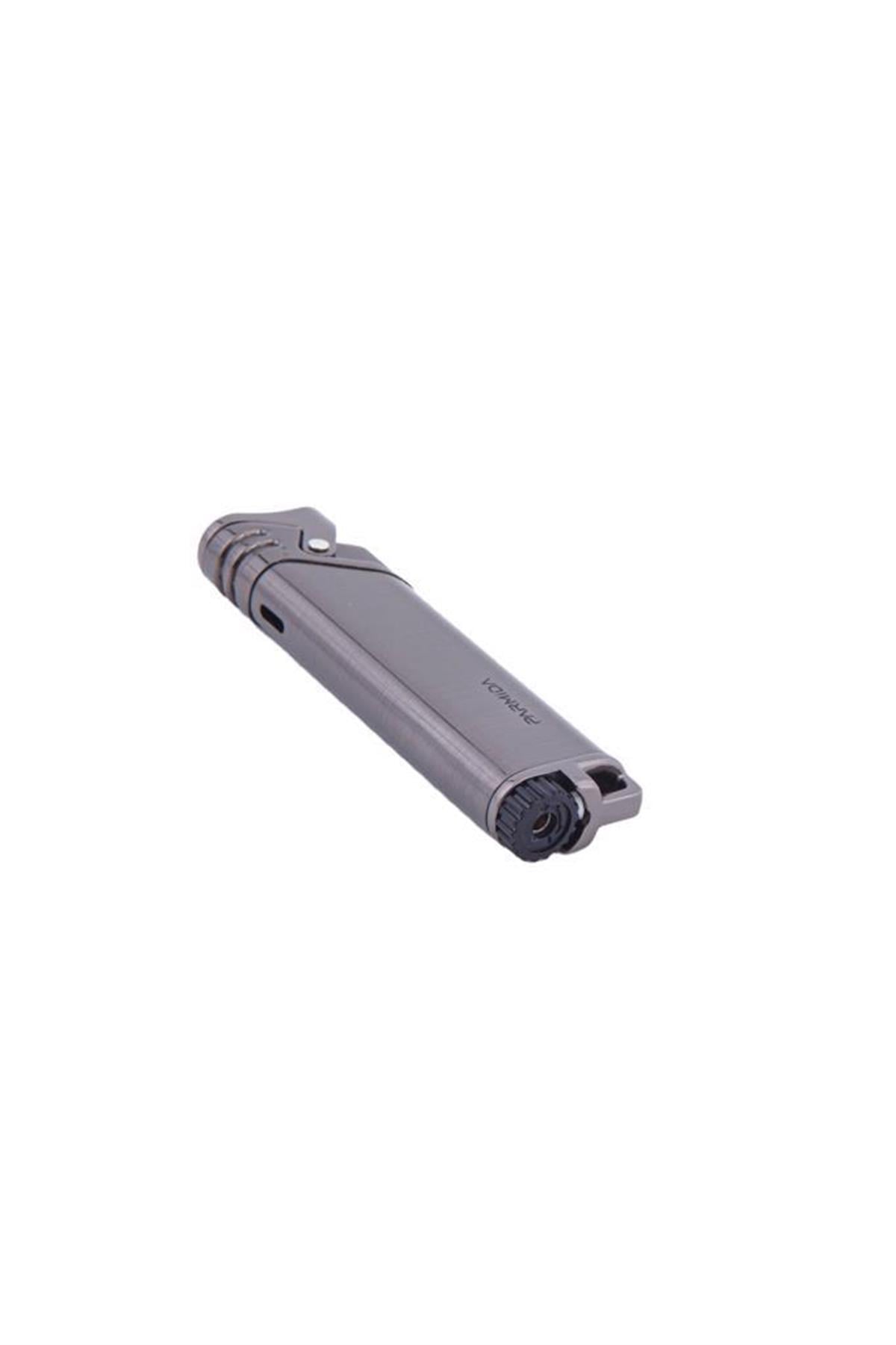 TR6000,Parmida Tek Torch Gunmetal Puro Çakmağı