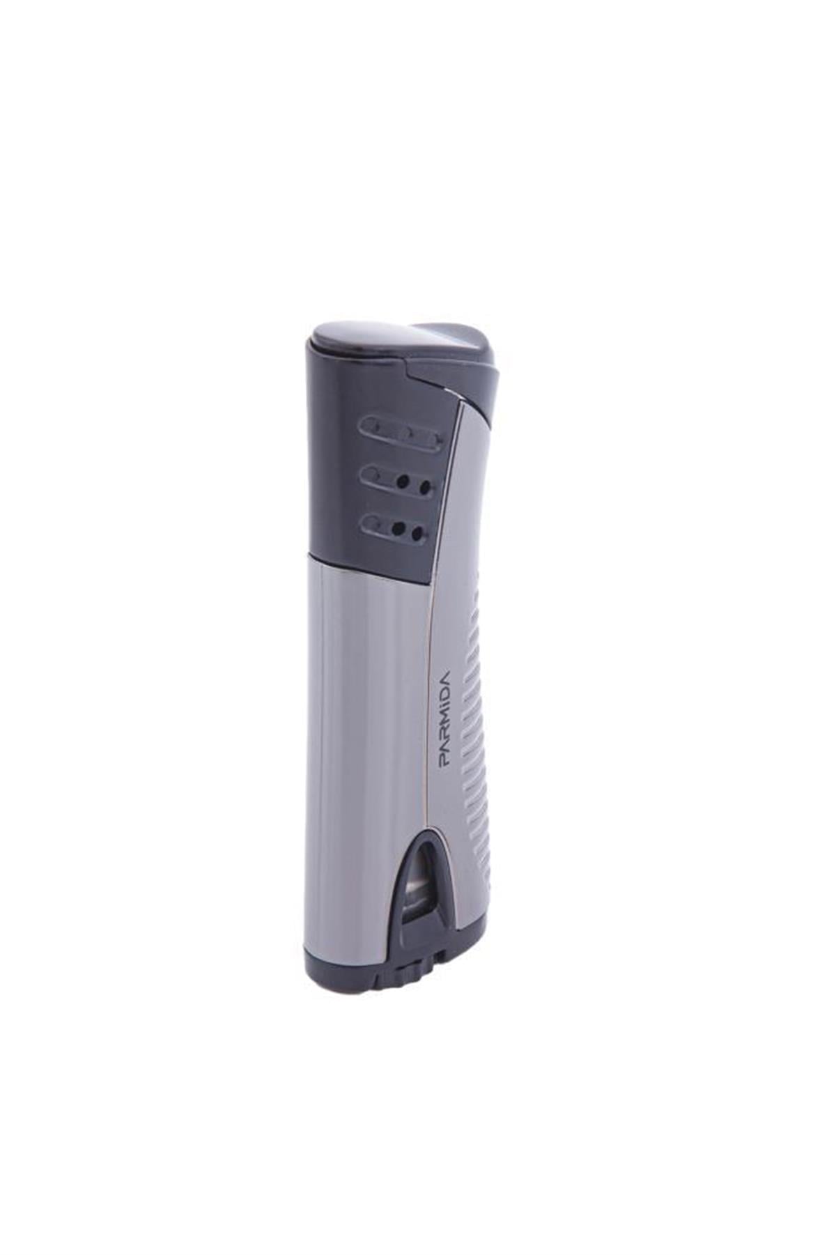 TR5969,Parmida Tek Torch Gunmetal Puro Çakmağı