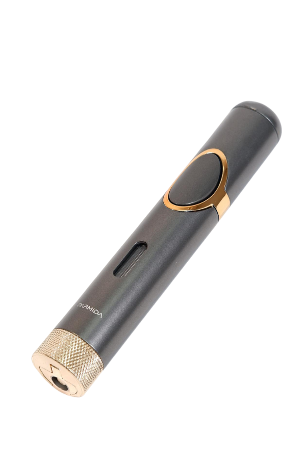 TR9521,Parmida Tek Torch Pürmüz Delicili Gunmetal Metal Puro Çakmağı