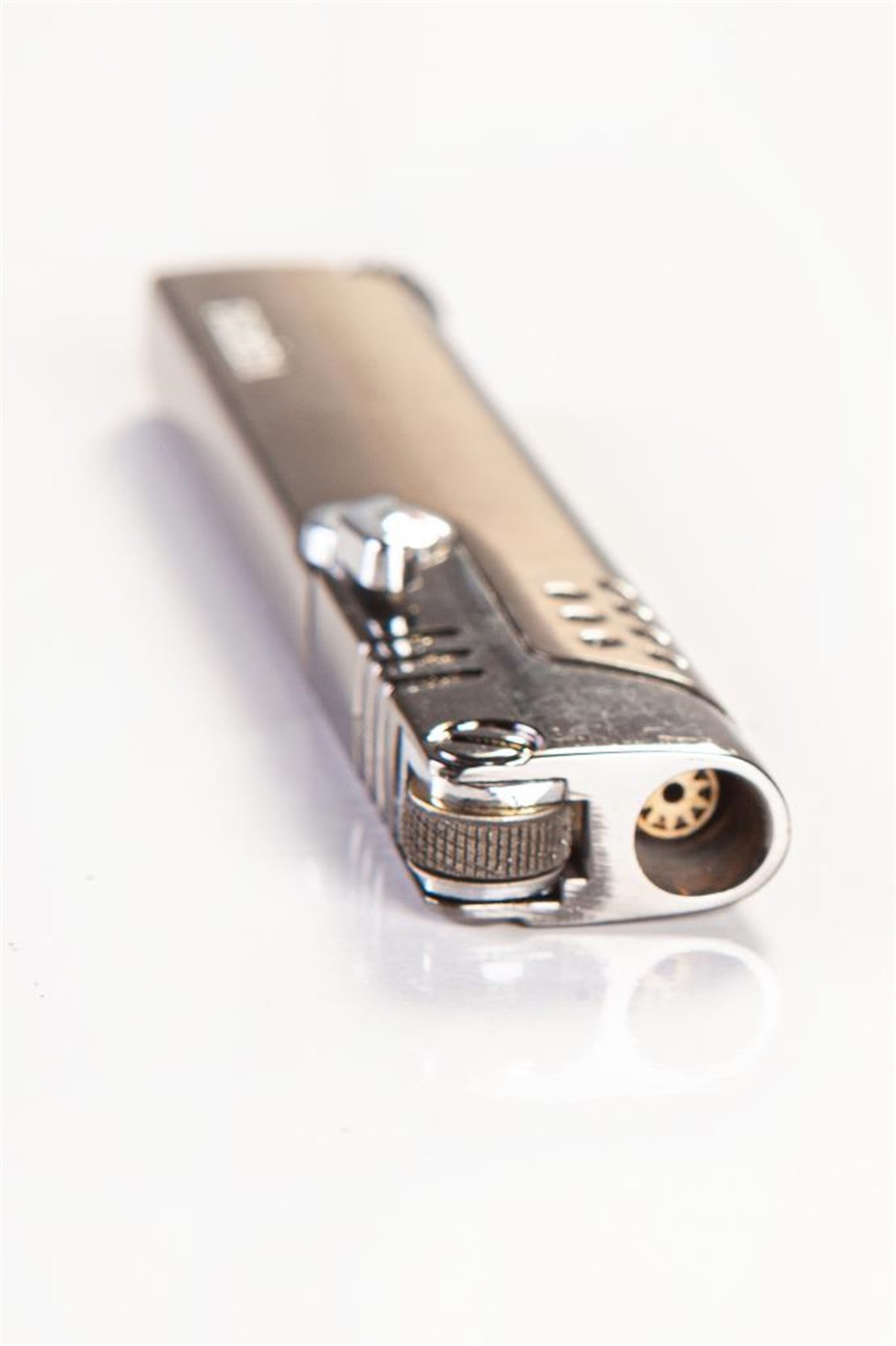 TR2385,Parmida Tek Torch Gunmetal Puro Çakmağı