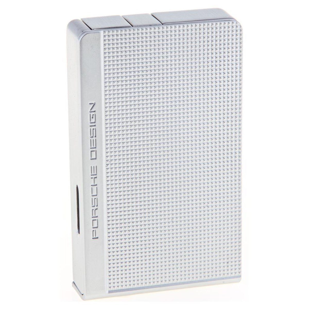 TR3513,Porsche Design Tek Torch Gümüş Desenli Puro Çakmağı