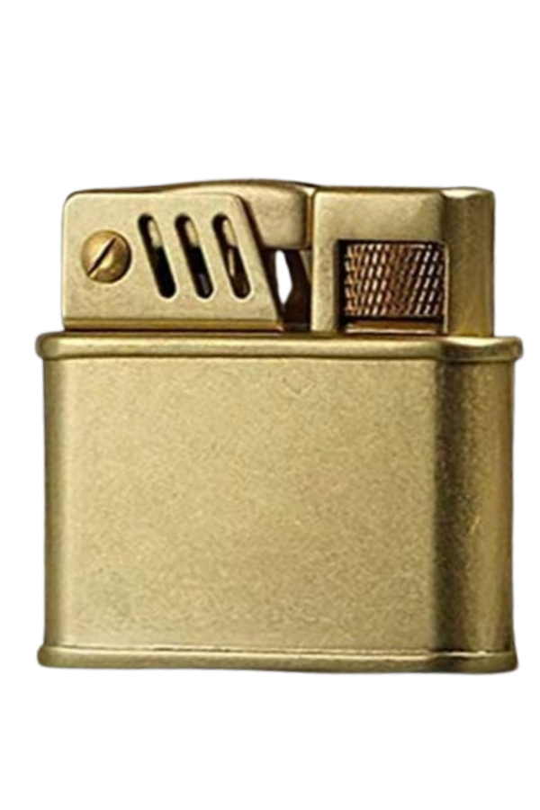 TR8671,PremiumQuality Fırçalı Gold Metal Soft Flame Çakmak