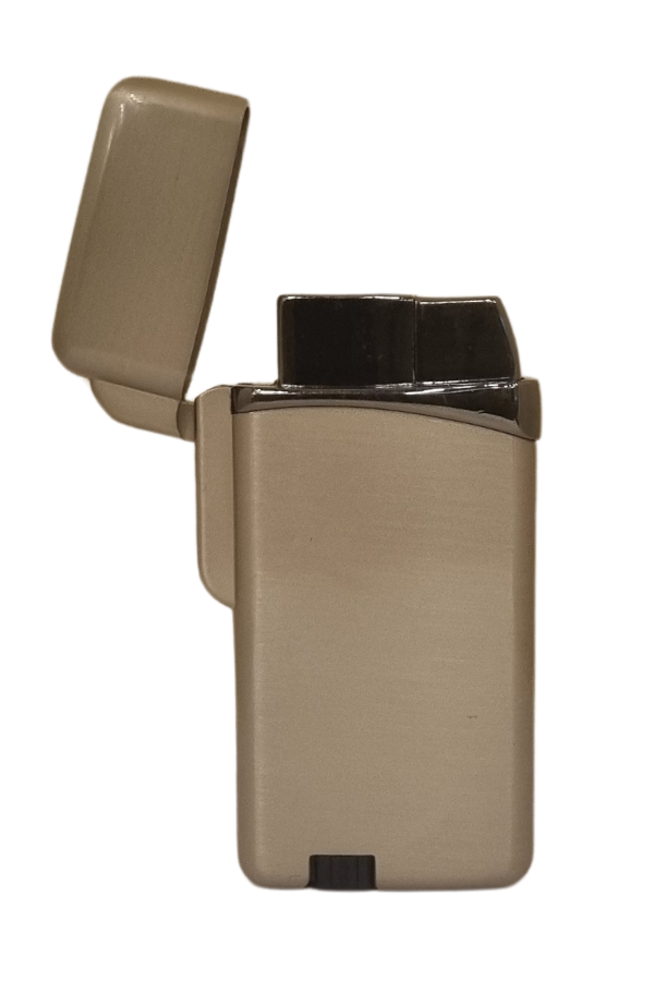 TR8119,PremiumQuallity Gümüş Metal Tek Torch Pürmüz Puro Çakmağı