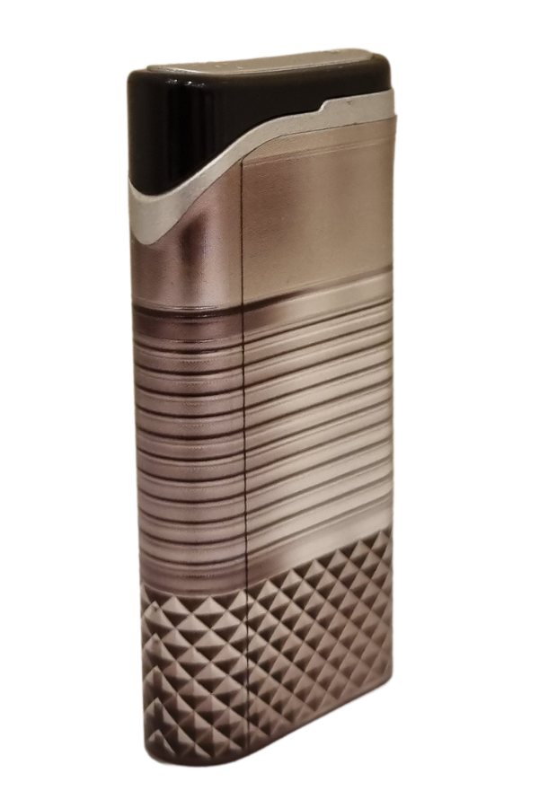 TR8107,PremiumQuality Gümüş Tek Torch Pürmüz Plastik Puro Çakmağı