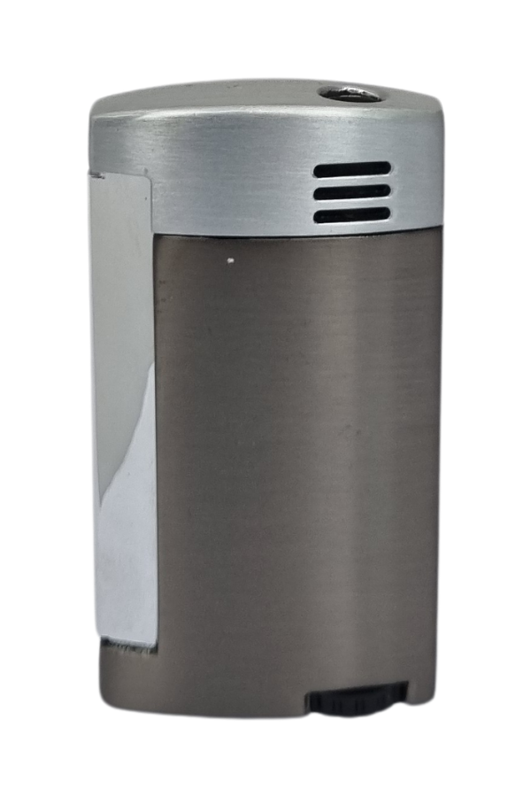 TR7641,PremiumQuality Tek Torch Pürmüz Koyu Gümüş Puro Çakmağı