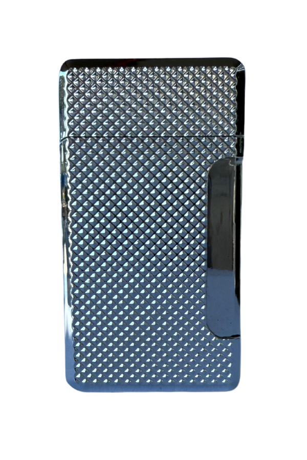 TR8677,Premium Quality Tek Torch Pürmüz Gümüş Puro Çakmağı