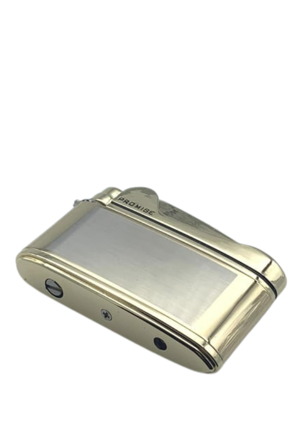 TR8643,Promise Soft Flame Gold Metal Çakmak