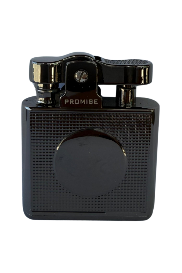 TR8595,Promise Gunmetal Tek Alevli Benzinli Çakmak
