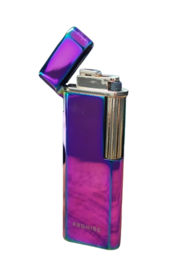 TR8620,Promise Twiggy Pembe Gold Metal Soft Flame Çakmak