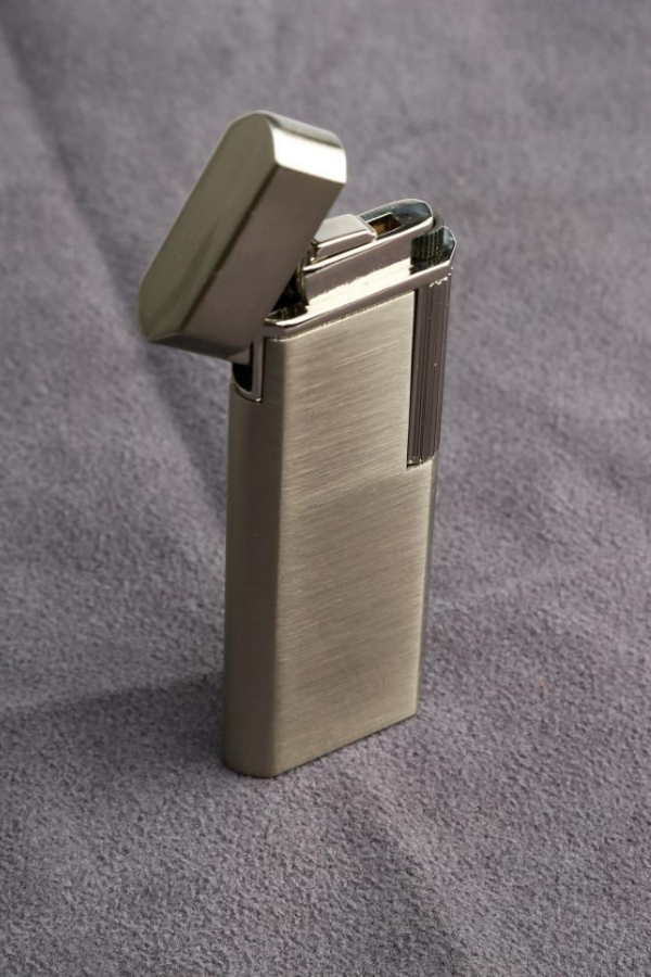 TR8617,Promise Twiggy Gunmetal Metal Soft Flame Çakmak