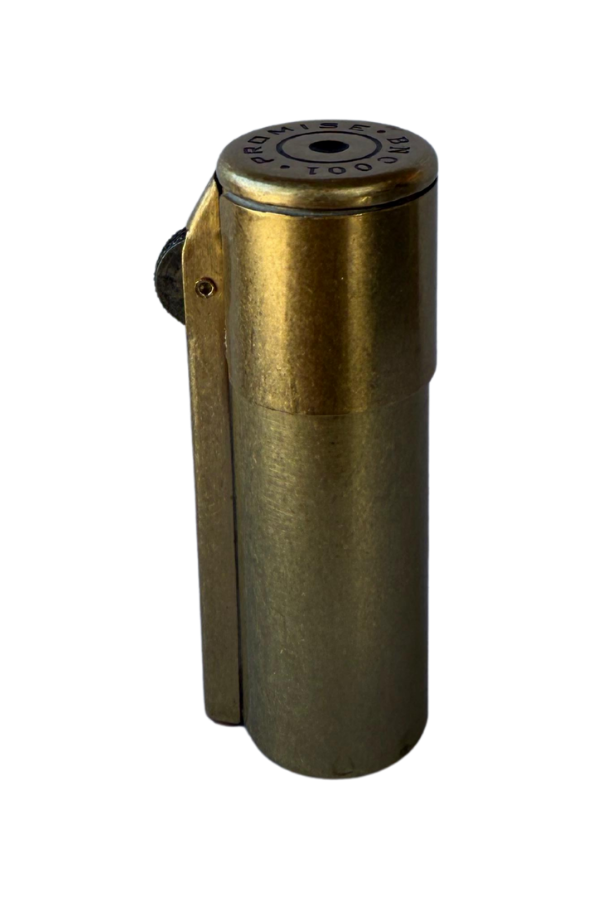 TR8603,Promise Fırçalı Gold Yandan Kapaklı Tek Alevli Metal Benzinli Çakmak