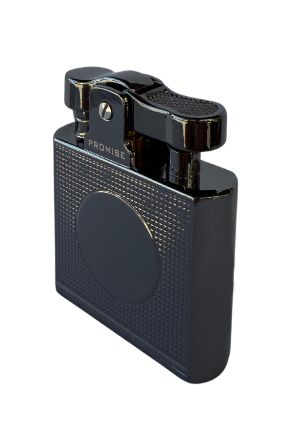 TR8595,Promise Gunmetal Tek Alevli Benzinli Çakmak