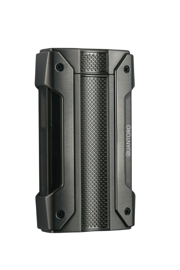 TRZ1031,Quantoro Tek Torch Pürmüz Gunmetal Metal Puro Çakmağı