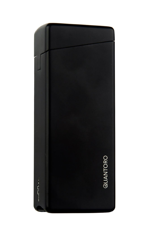 TRZ1012,Quantoro Tek Torch Pürmüz Siyah Metal Puro Çakmağı