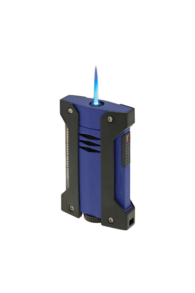 TR6467,S.T. Dupont Defi Extreme Mat Siyah-Mavi Puro Çakmağı 21461