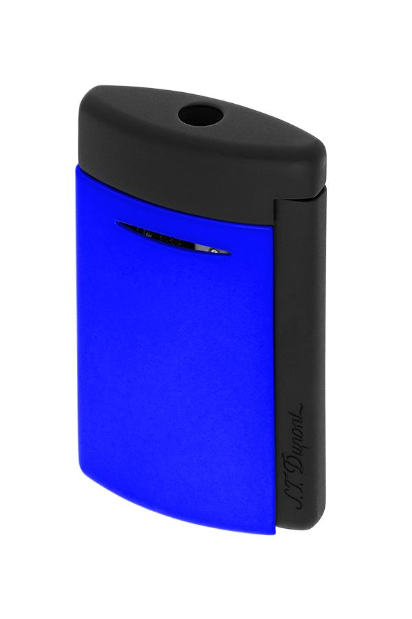 TR7484,S.T. Dupont Minijet Lacquered Neon Mavi Puro Çakmağı 10871