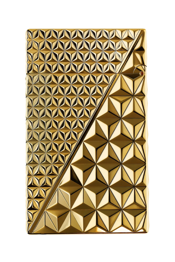 TR8694,S.T. Dupont Ligne 2 Çift Soft Alev Fire X Gold Puro Çakmağı C16646