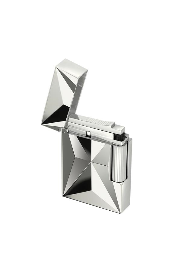 TR6911,S.T. Dupont Ligne 2 Chrome Fire X Luxury Gümüş Puro Çakmağı 18610