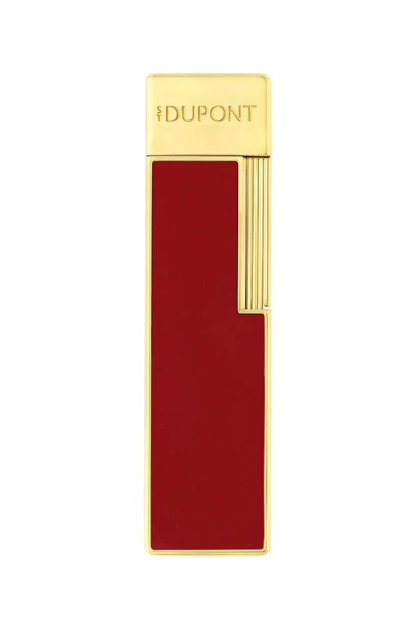 TR8442,S.T. Dupont Lacquered Twiggy Kırmızı Puro Çakmağı 30030