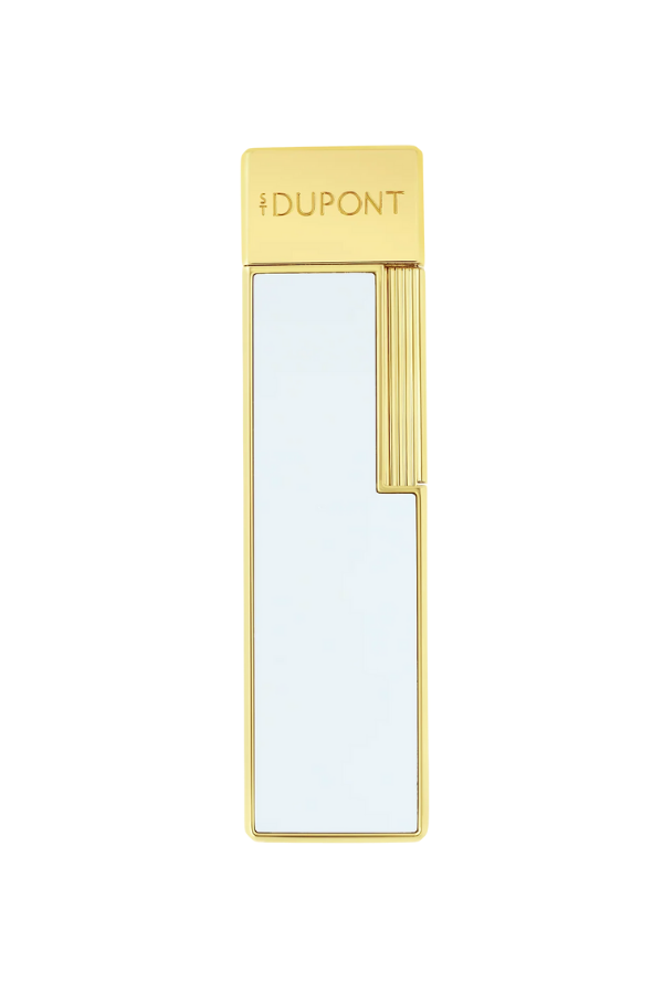 TR9115,S.T. Dupont Twiggy Beyaz-Gold Puro Çakmağı 30031