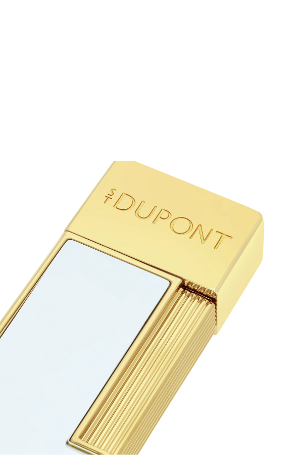TR9115,S.T. Dupont Twiggy Beyaz-Gold Puro Çakmağı 30031