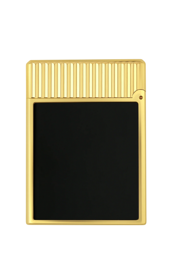 TR9147,S.T. Dupont Ligne 1 Gold-Siyah Puro Çakmağı 14120