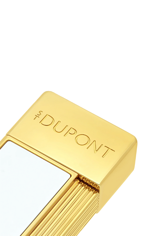 TR9119,S.T. Dupont Twiggy Romeo Y Julieta Beyaz-Gold Puro Çakmağı 30150