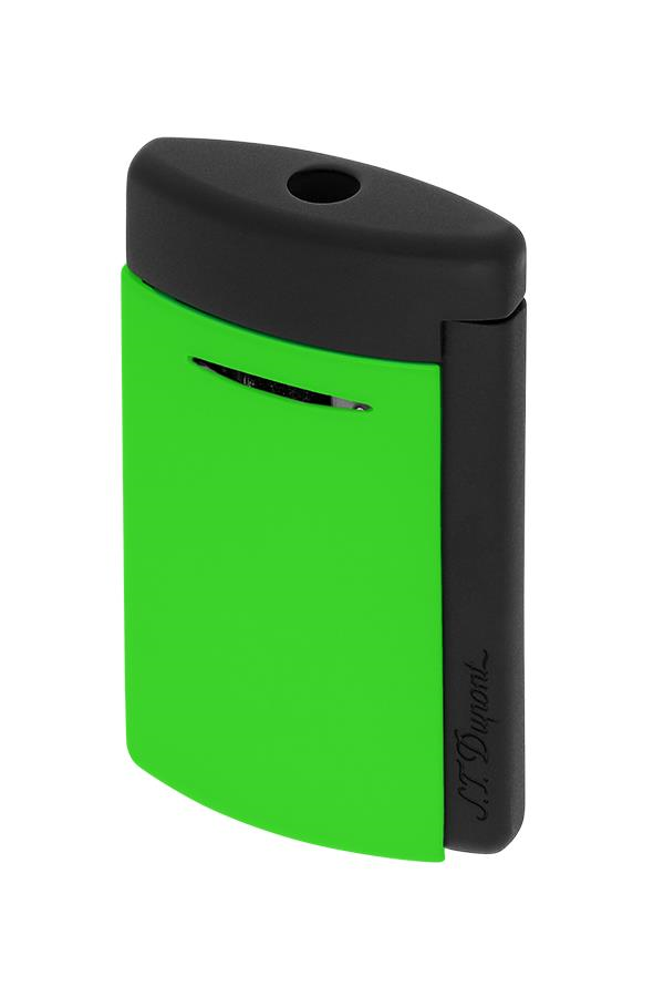 TR7485,S.T. Dupont Minijet Lacquered Neon Yeşil Puro Çakmağı 10872