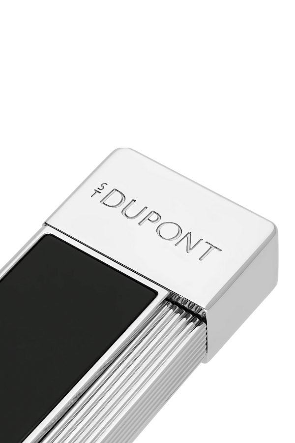 TR9117,S.T. Dupont Twiggy Siyah-Krom Puro Çakmağı 30111