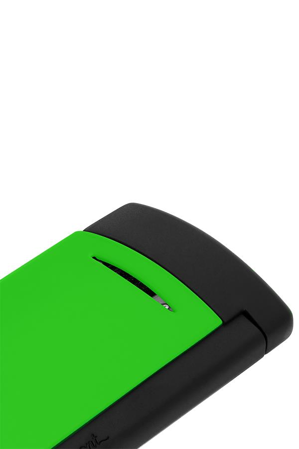 TR7485,S.T. Dupont Minijet Lacquered Neon Yeşil Puro Çakmağı 10872
