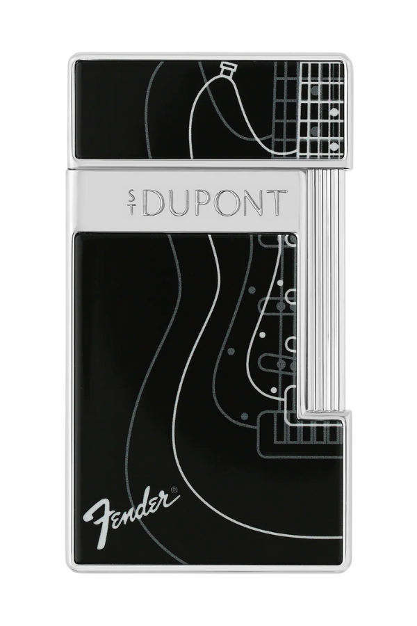 TR8884,S.T. Dupont Slimmy Fender Siyah Puro Çakmağı 28025