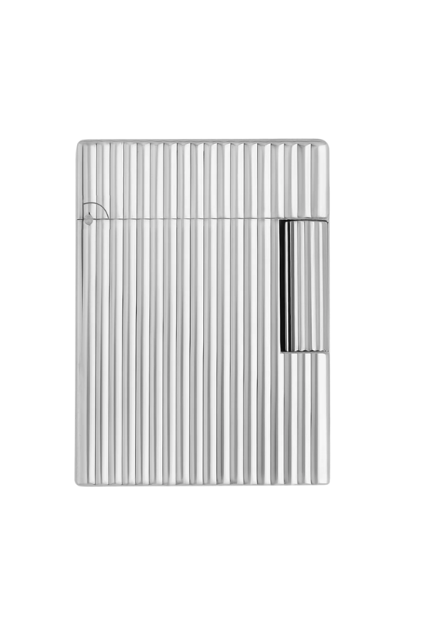 TR9148,S.T. Dupont Ligne 1 Guilloche Gümüş Puro Çakmağı 14021