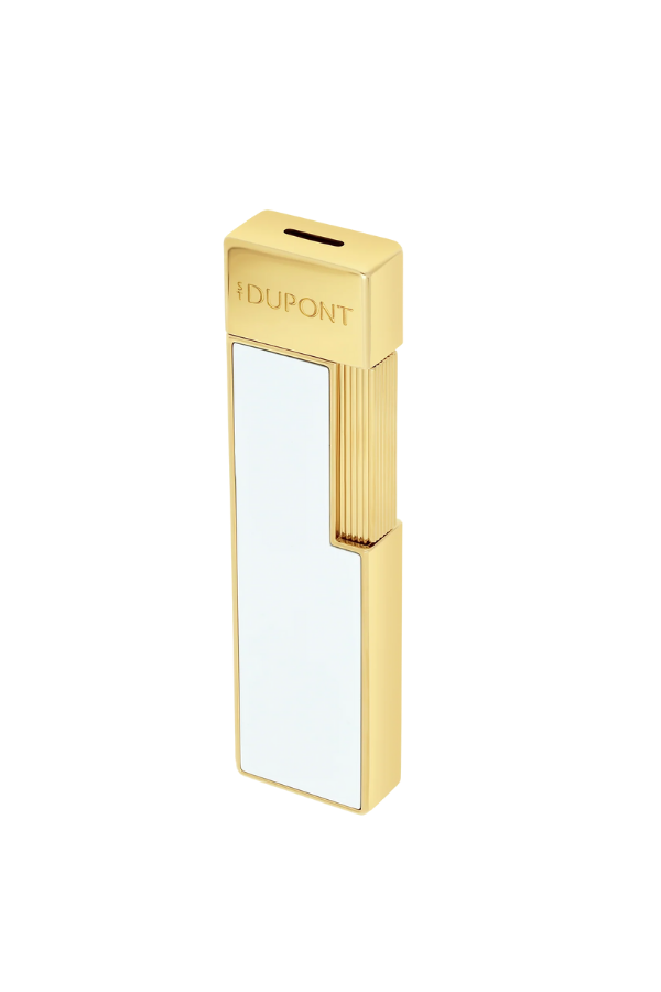 TR9115,S.T. Dupont Twiggy Beyaz-Gold Puro Çakmağı 30031