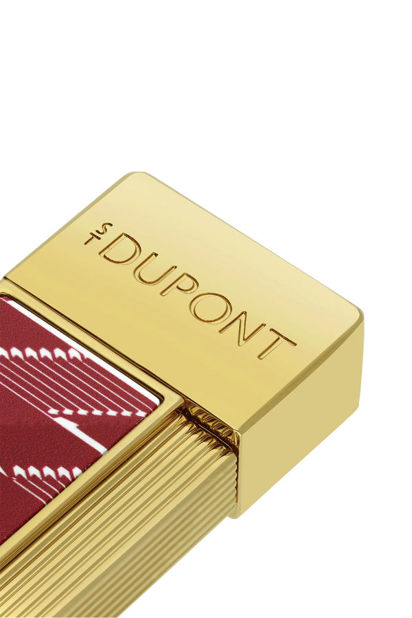 TR9118,S.T. Dupont Twiggy Monogram Kırmızı Puro Çakmağı 30078