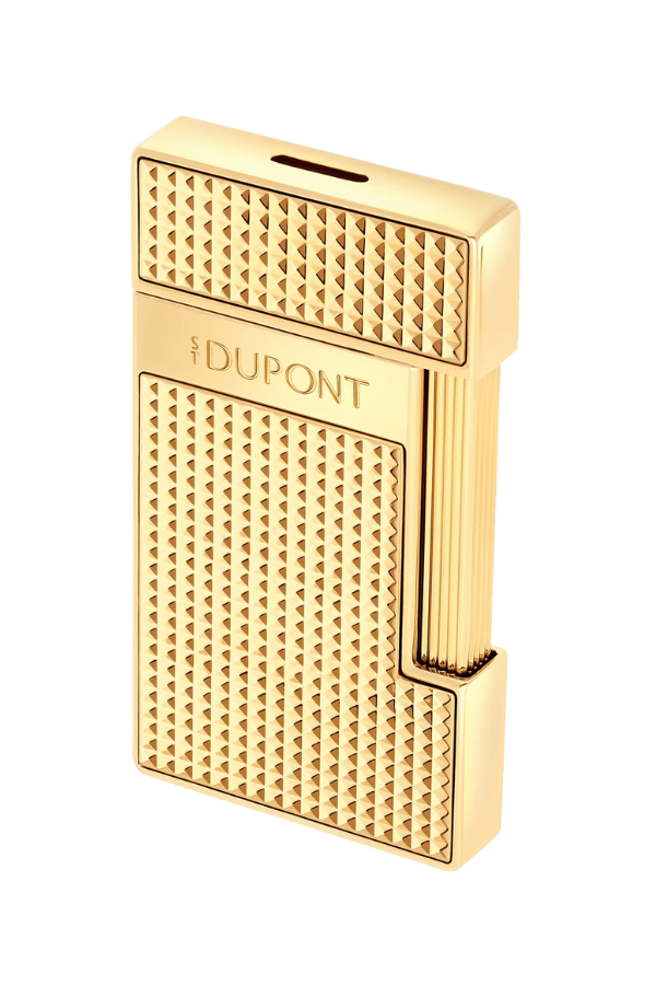 TR8435,S.T. Dupont Slimmy Golden Diamond Head Puro Çakmağı 28119