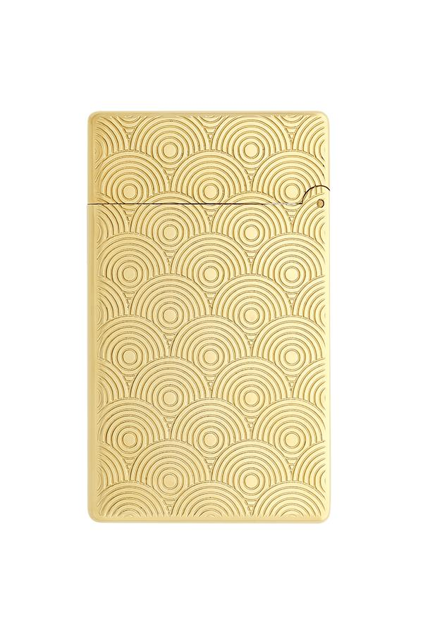 TR7477,S.T. Dupont Initial Guilloche Gold Daire İşlemeli Puro Çakmağı 20845